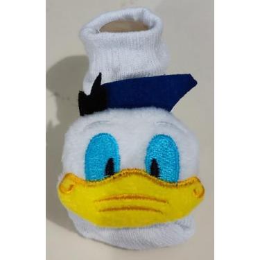 Imagem de Meia bebê pantufa bichinhos menina/menino  - Kadu modas, Pato donald