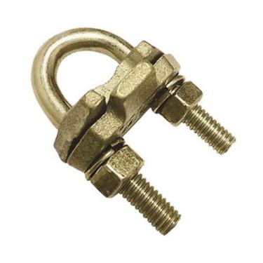 Imagem de Grampo Gar 5/8 X 3/4 Aço Padrão Copel Grande Betel, Dourado