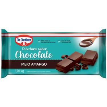 Imagem de Coberbetura Barra Chocolate meio amargo 1,01kg - Dr. Oetker