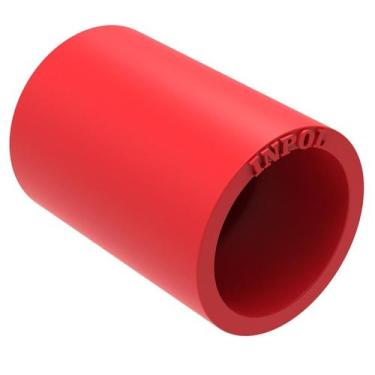 Imagem de Luva Pvc Vermelha 3/4" Inpol, VERMELHO