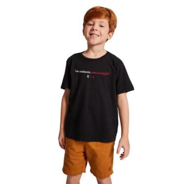 Imagem de Camiseta Uma Só Nação Reserva Mini, 08, Preto