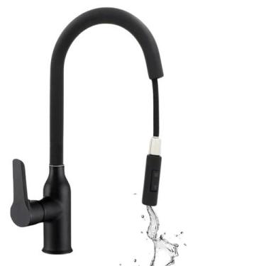 Imagem de Torneira Extensível Gourmet Monocomando para Cozinha com Ducha e 2 Jat