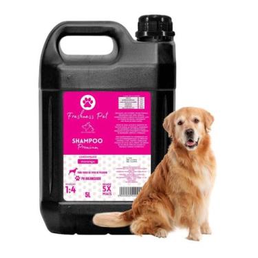 Imagem de Shampoo Pet Para Cachorro e Gato Linha Profissional 5 litros rende 5 v