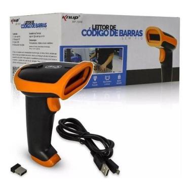 Imagem de Leitores Knup Laser Sem Fio Usb Kp-1018 Preto