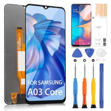 Imagem de Tela de substituição para Samsung Galaxy A03 Core para SM-A032M/DS Display LCD para Samsung A03 Core Digitalizador Touch Screen Assembly com ferramentas