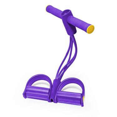 Imagem de Extensor Elástico Pedal Gold Sports Pro Power, Unissex, Roxo, Único