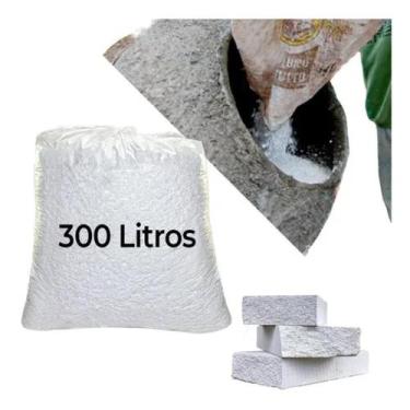Imagem de Flocos de isopor TRITURADO para Concreto leve 300 litros - RCAOnline