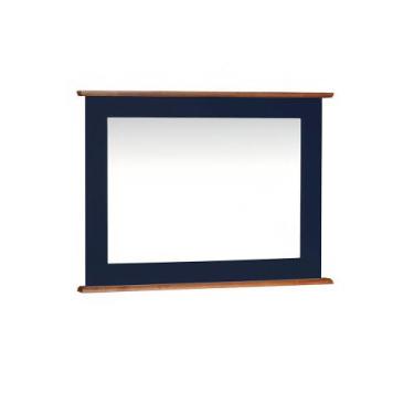 Imagem de Espelheira para Banheiro Retangular Dália 3060-80 Linz Móveis, Azul Pe