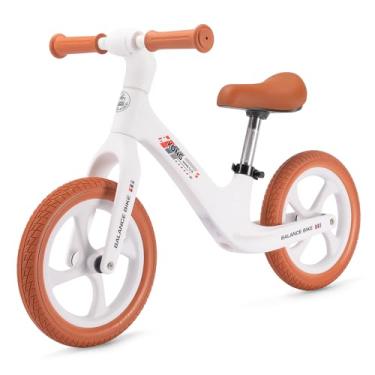 Imagem de KONG MING CAR Bicicleta de equilíbrio infantil de 2 anos, bicicleta de equilíbrio de 30 cm para crianças de 24 meses a 6 anos, bicicleta de empurrar com apoio para os pés, bicicleta de treinamento de