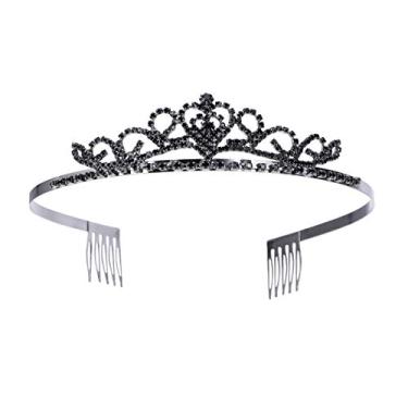 Imagem de Tiara de noiva - presilhas de cabelo com strass e coroa de noiva