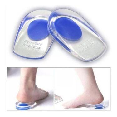 Imagem de Calcanheira Em Silicone P/esporão De Calcâneo E Esporte- Par - Tem Tud