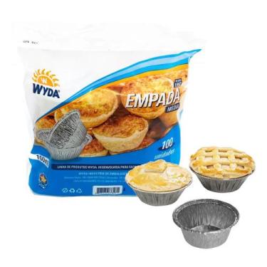 Imagem de Forma de Empada Pequena 45Ml 100 Unidades Kit 3 - WYDA