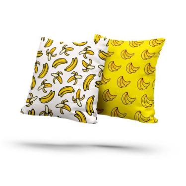 Imagem de kit 2 almofadas com enchimento Banana - Core Decore