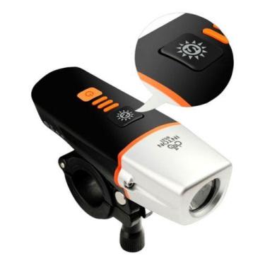 Imagem de Farol Bike Bicicleta Recarregável Sensor Luz 400 Lumens Top - Aton Sho