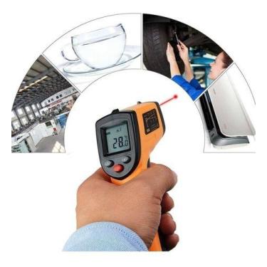 Imagem de Medidor temperatura Ambiente Termometro laser multiuso - NOVO SÉCULO