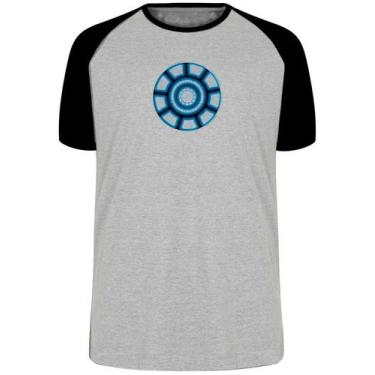 Imagem de Camiseta Reator Tony Stark  Blusa Plus Size extra grande adulto ou inf