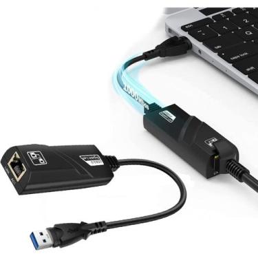 Imagem de Adaptador Ethernet Usb 3.0 Gigabit 10/100/1000 Pc Notebook - Vedo, VD1