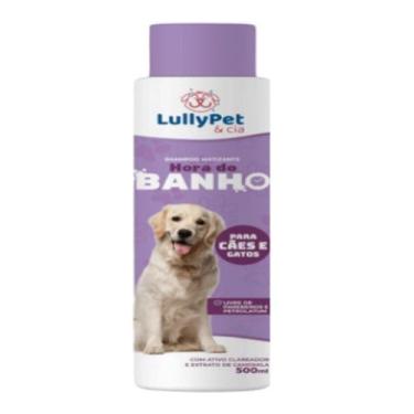 Imagem de LullyPet & Cia Hora do Banho Shampoo Matizante Pelos Claros 500 ml