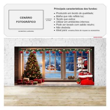 Imagem de Fundo Fotográfico Cenário de Natal Mod.1 - 1,75x2,60m - Fantasia Bras,