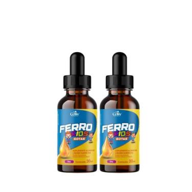 Imagem de 2x Suplemento Ferro Kids 30ml Celiv - Celliv