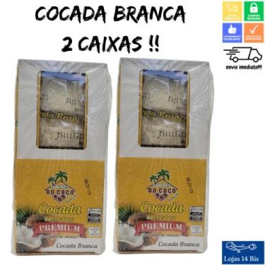 Imagem de 30 Cocadas Branca Artesanal Premium 15x40g Sabores do Coco Minas Gerai