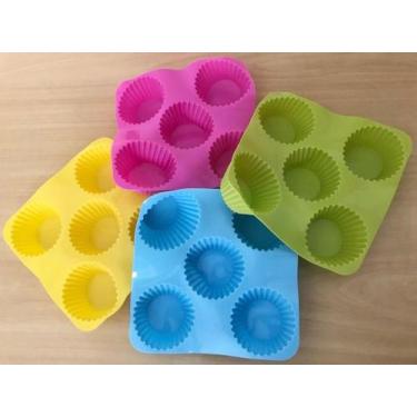 Imagem de Kit 4 formas de silicone cupcakes - PRADO 