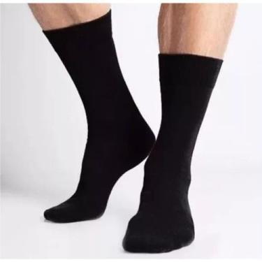 Imagem de Meia Social Masculina Cano Longo Premium Selene 6 Pares, 37-44