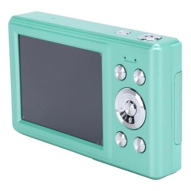 Imagem de Câmera Infantil, Câmera Digital de Viagem 50MP Tela de 2,8 Polegadas 8X Zoom Autofoco 1080P HD para Caminhadas (Verde)