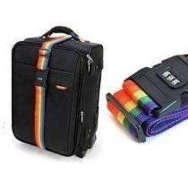 Imagem de Cadeado Senha E Fita Para Malas De Viagem Bagagem Western