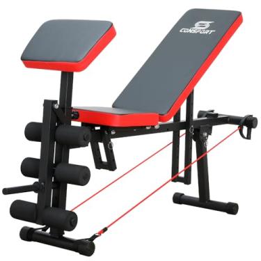 Imagem de Banco Supino Banqueta para Musculação Academia 40x1 Multifuncional Ajustável Consport