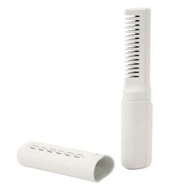 Imagem de Mini Alisador de Cabelo, Aquecimento de Temperatura Constante Tipo C de Carregamento Recarregável Mini Alisador de Cabelo 3 Temperatura Ajustável para Casa (Cáqui)