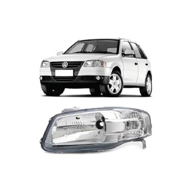 Imagem de Farol Gol G4 2006 ate 2009 Cromado Lado Esquerdo Importado