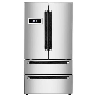 Imagem de BlueStars Capas de maçaneta de porta de geladeira, conjunto de 4, mantenha seus aparelhos de cozinha limpos de manchas, gotejamentos, manchas de alimentos, óleo, protetor de decoração para geladeira,