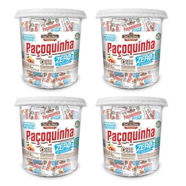 Imagem de Paçoca Zero DaColonia 4 Potes de 576g