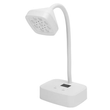 Imagem de Lâmpada de Unhas Flexível, 9 Chips de LED Lâmpada de Secador de Unhas de Gel UV Com Rotação de 360 ​​graus, Lâmpada de Unhas de Viagem Recarregável, ângulo Ajustável, Cura