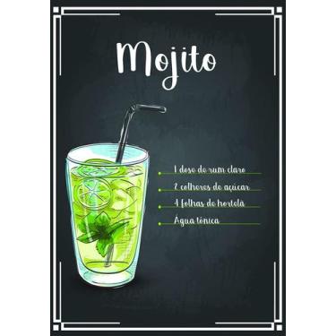 Imagem de Placas Decorativas Retro Para Área Gourmet Bebidas Cerveja Churrasco 1