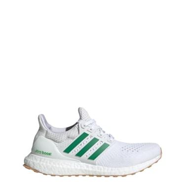 Imagem de adidas Tênis feminino Ultraboost 1.0, Branco/verde/linho verde Met, 39
