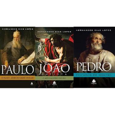Imagem de KIT 3 LIVROS HERNANDES DIAS LOPES Paulo + JOÃO + PEDRO - Hagnos