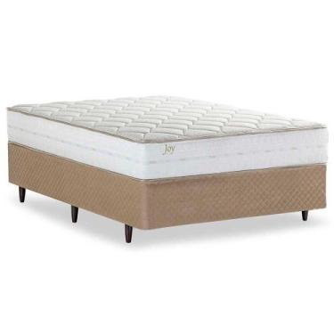 Imagem de Cama Box de Casal Herval Joy, Espuma Alto Suporte, 67x138x188 cm