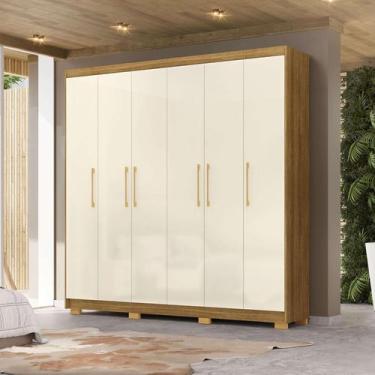 Imagem de Guarda Roupas PB 6 Portas 100% MDF Ideal Para Ambientes Pequenos - Vil
