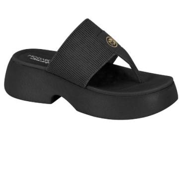 Imagem de Sandalia modare plataforma ref 7210.102.23124 feminino, 38, Preto