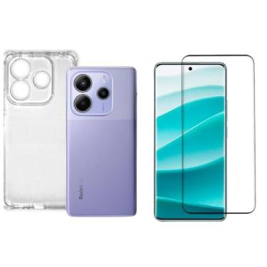 Imagem de Virtual Multi - Kit Capa Anti Impacto e Película De Vidro 3D 9D Para Redmi Note 14 5G