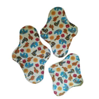 Imagem de Kit com 3 absorventes ecológicos para fluxo intenso - Tam. M - Ateliê 