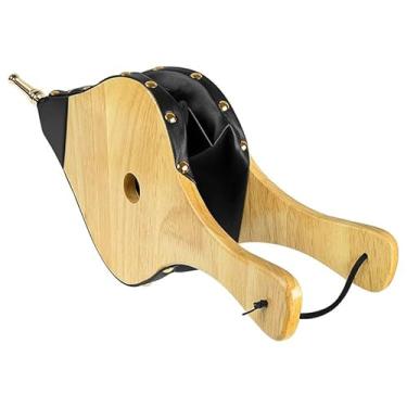 Imagem de Auoasl Soprador de fogo de madeira grande de 43,2 cm x 19 cm com alça para pendurar, churrasqueira, chaminé, bomba de fole manual