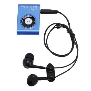 Imagem de Natação de Mp3 Player água Prova de Nadar Com Música, 8 GB de Memória Portátil Portátil Player Subaquático Com Fone de Ouvido para Mergulho Surfing Running Skiing Kayaking (Azul)
