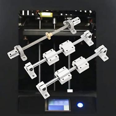 Imagem de Kit de Eixo de Haste de Movimento Linear Com 2 Peças de Parafuso de Chumbo T8x8, Alta Resistência à Tração e Menos Ruído para Impressora 3D, Máquina de Gravura, Controle (8-250)
