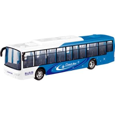 Imagem de Zippy, Ônibus de Brinquedo com Controle Remoto USB Recarregável Equipado com Tração 4×2 — Azul