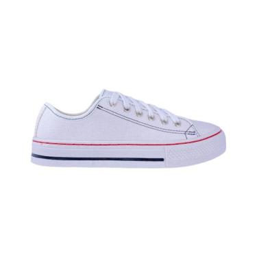 Imagem de Tenis Feminino Casual Cano Baixo Vanessa Fashion 1027, Branco, 35