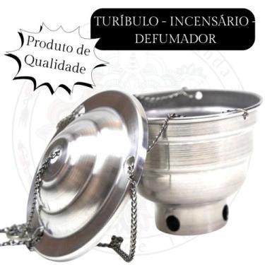 Imagem de Turibulo Incensário Defumador em Alumínio - METALTEX
