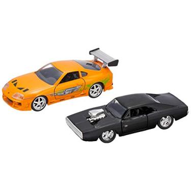 Imagem de Jada Toys Fast & Furious Dom's Dodge Charger R/T & Brian's Toyota Supra 1:32 Die-Cast Vehicle (26063)